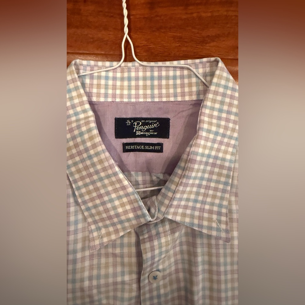 Original Penguin Men's Checkered Shirt